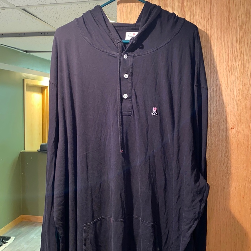 5XL Mens psycho bunny long sleeve pull over